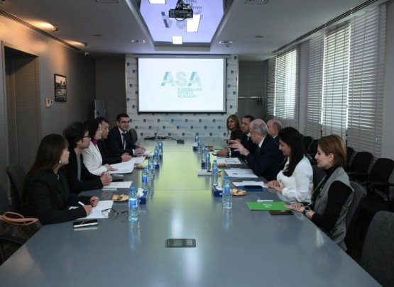 Çinin Hunan əyalətinin nümayəndə heyəti Azərbaycan İdman Akademiyasında olub